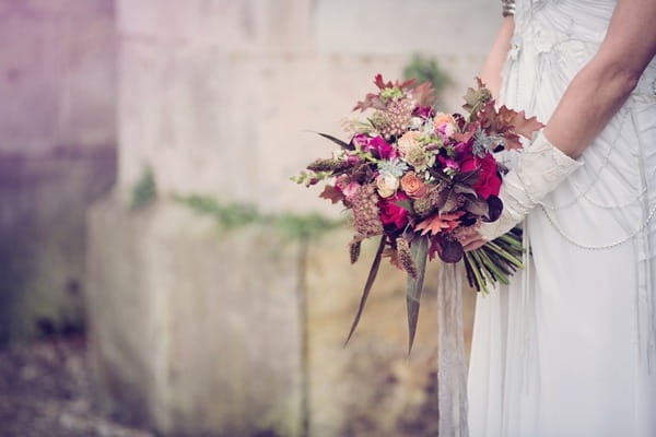 Bouquet in bride's hands