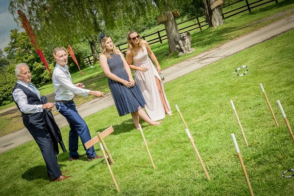 Ring toss festival wedding game