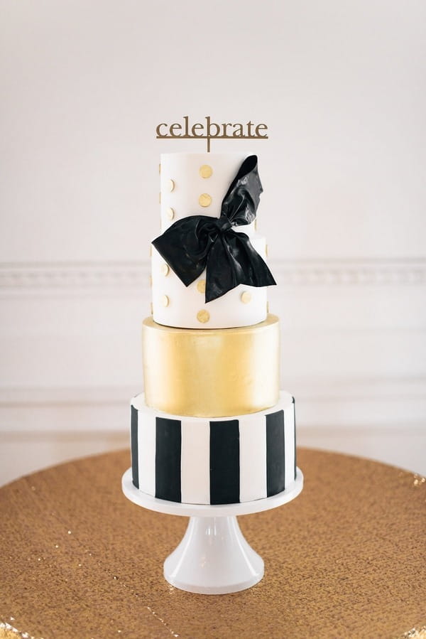 Kate Spade wedding cake