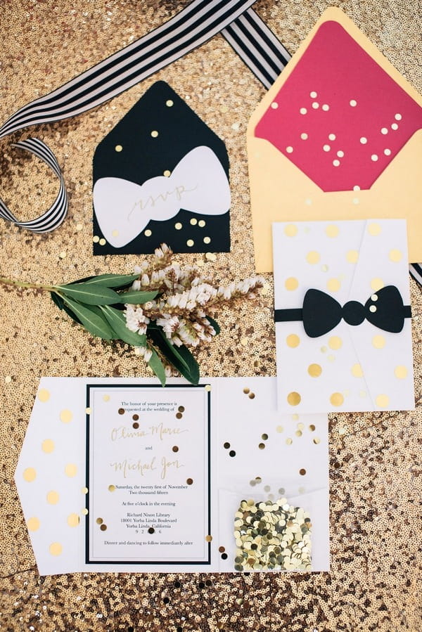 Kate Spade wedding stationery