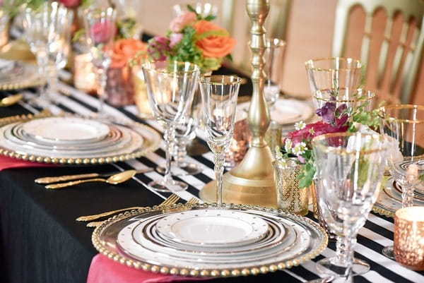 Wedding place setting