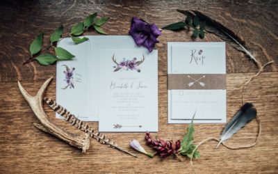 Feathers and Foraging Wedding Styling