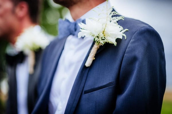 Large white buttonhole