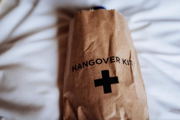 Wedding hangover kit