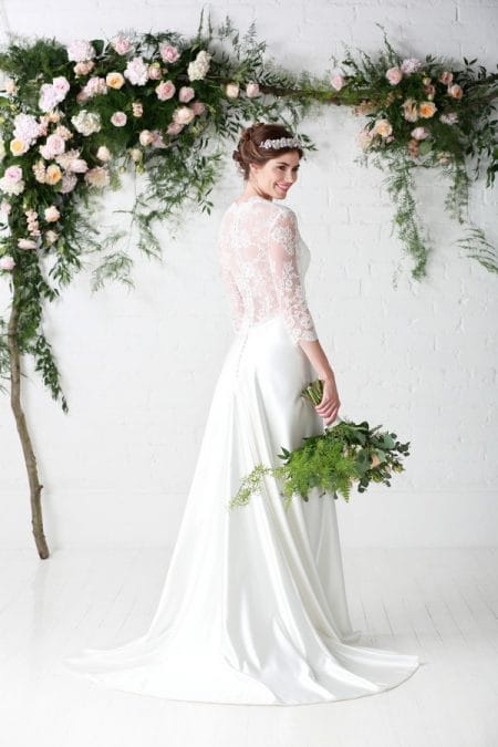 Back of April Rose Wedding Dress - Charlotte Balbier Untamed Love 2017 Bridal Collection