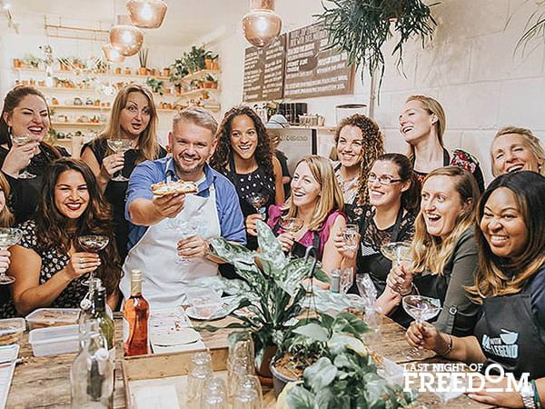 Bake with a Legend baking hen party workshop