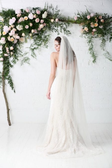 Back of Carmel Wedding Dress - Charlotte Balbier Untamed Love 2017 Bridal Collection