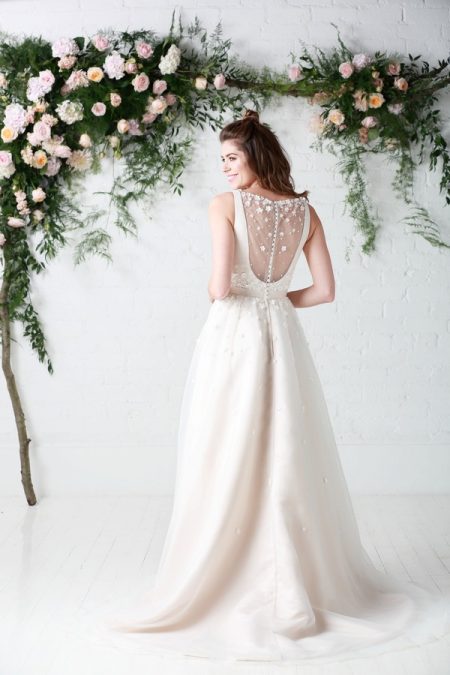 Back of Hepburn Wedding Dress - Charlotte Balbier Untamed Love 2017 Bridal Collection