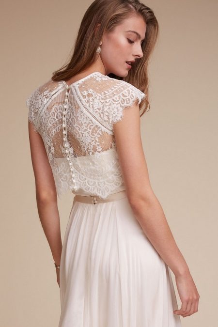 Back of Itala Topper from the BHLDN Spring 2017 collection