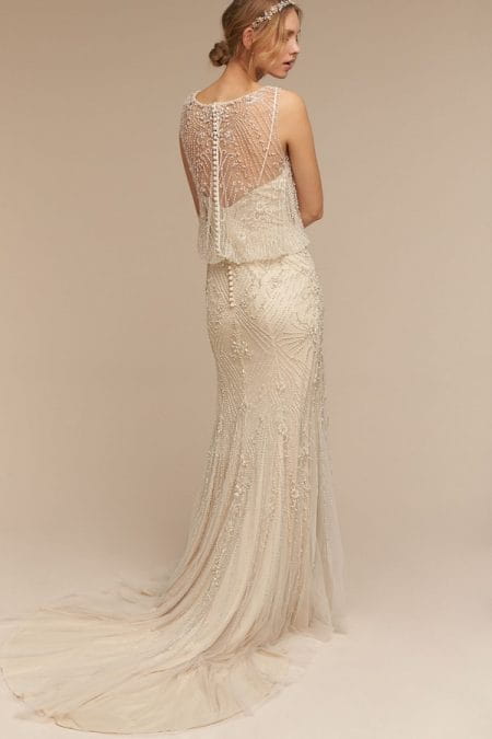 Back of Jacinda wedding dress from the BHLDN Spring 2017 collection