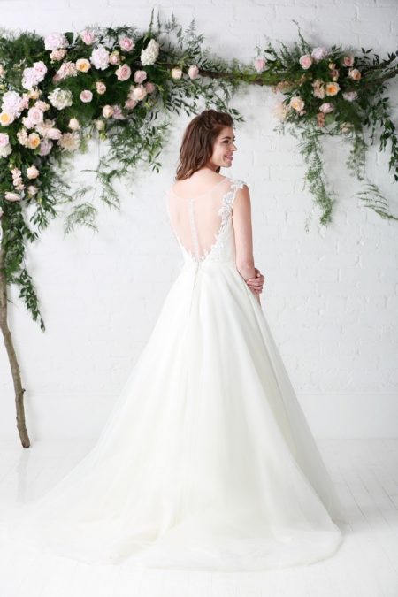 Back of Joy Wedding Dress - Charlotte Balbier Untamed Love 2017 Bridal Collection