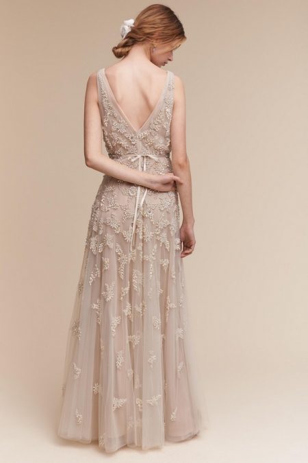 Back of Kai wedding dress from the BHLDN Spring 2017 collection