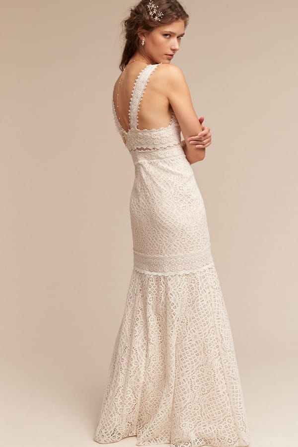 Back of Kiely wedding dress from the BHLDN Spring 2017 collection