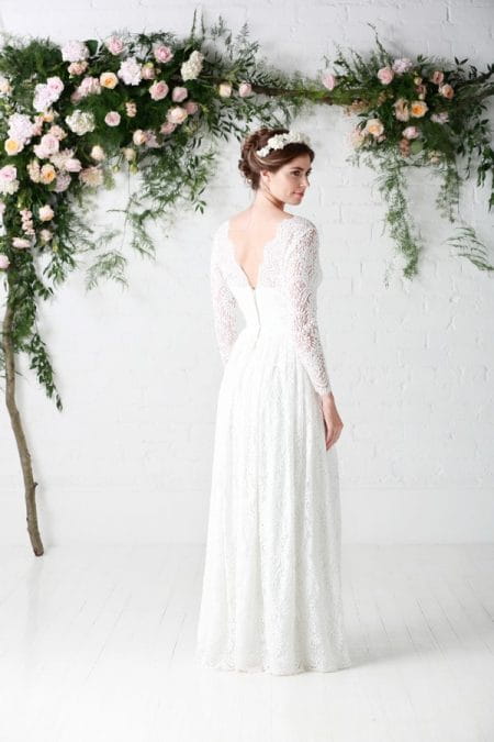 Back of Luna Wedding Dress - Charlotte Balbier Untamed Love 2017 Bridal Collection