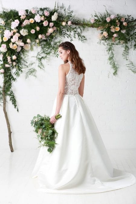 Back of Megan Wedding Dress - Charlotte Balbier Untamed Love 2017 Bridal Collection