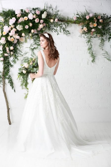 Back of Mollie Wedding Dress - Charlotte Balbier Untamed Love 2017 Bridal Collection