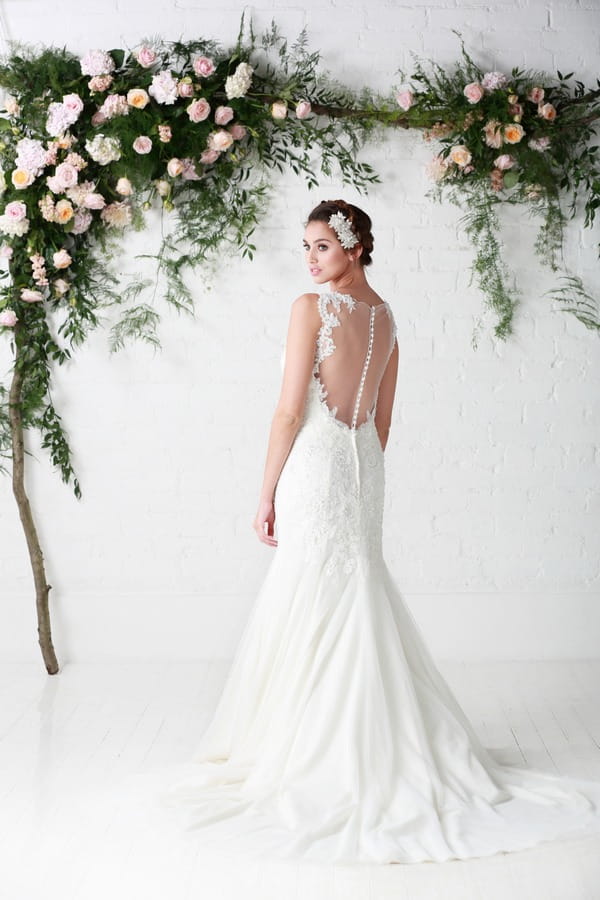 Back of Paige Wedding Dress - Charlotte Balbier Untamed Love 2017 Bridal Collection