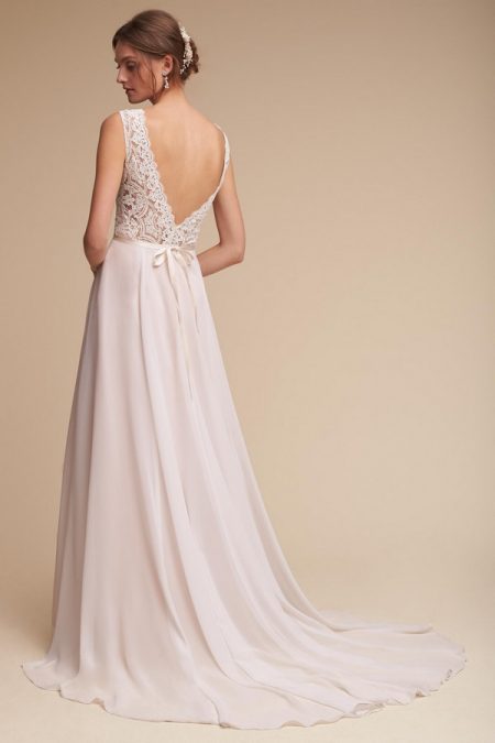 Back of Taryn wedding dress from the BHLDN Spring 2017 collection