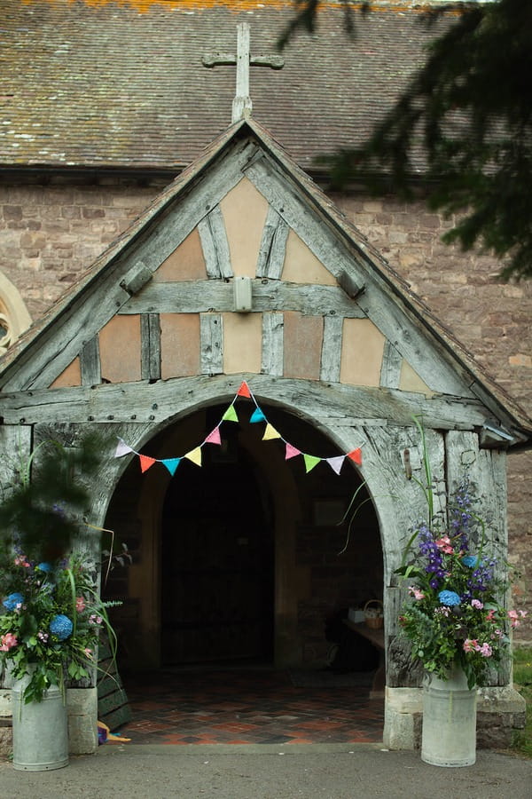 Entrance to Bromesberrow Church