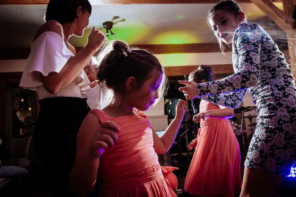 Young girl dancing at wedding - Picture by David Walters Photography