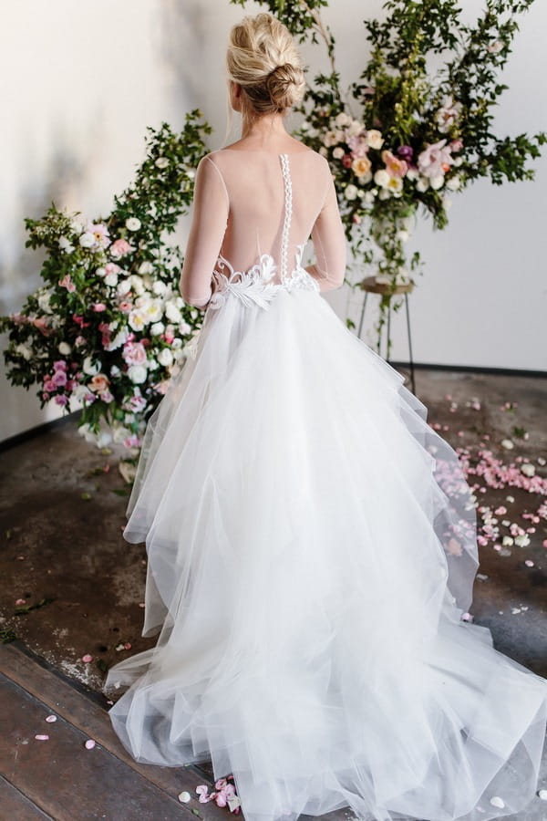 Back of Alesha Wedding Dress from the Karen Willis Holmes Spring Meadow 2017 Bridal Collection
