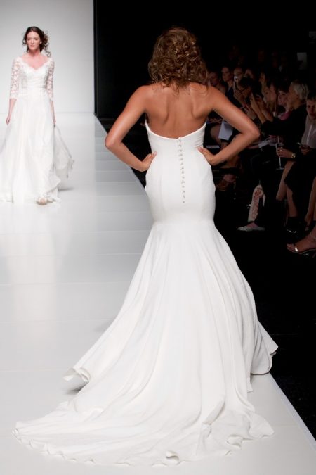 Back of Astrid wedding dress from the Sassi Holford Twenty17 Bridal Collection