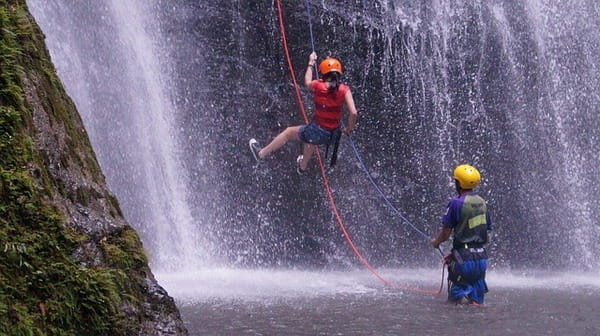 Canyoning - joint stag and hen weekend idea
