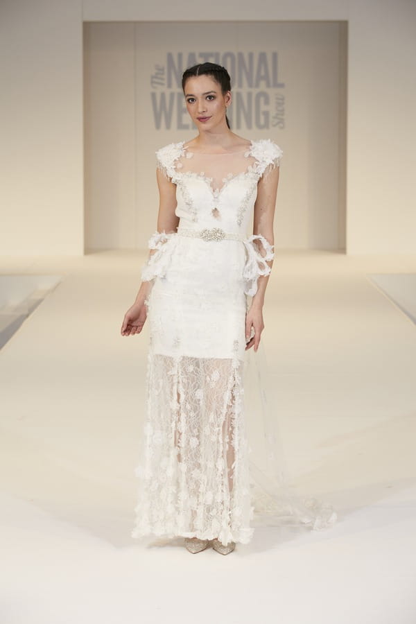 Elizabeth Bassant Wedding Dress on The National Wedding Show Catwalk Spring 2017