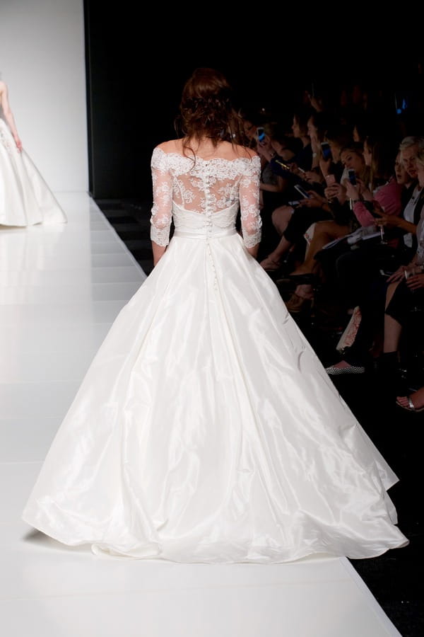 Back of Ellie wedding dress with Ellie Jacket from the Sassi Holford Twenty17 Bridal Collection