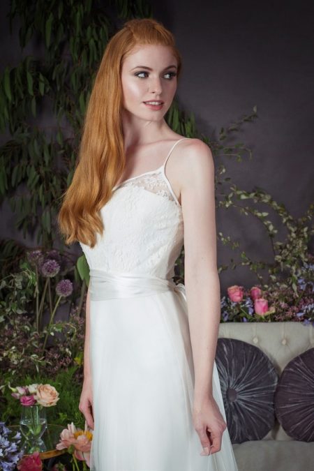 Kayleigh Over-Skirt with Cami Camisole and Silk Sash from the Naomi Neoh Eden 2017 Bridal Collection