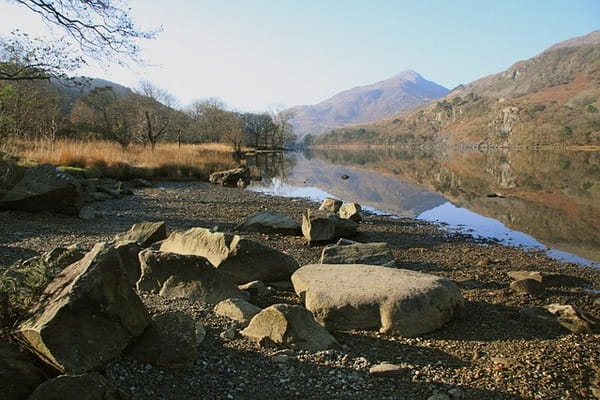 Llyn Dinas in North Wales