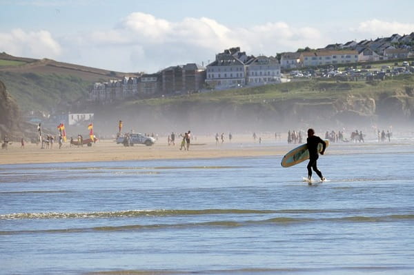 Newquay beach