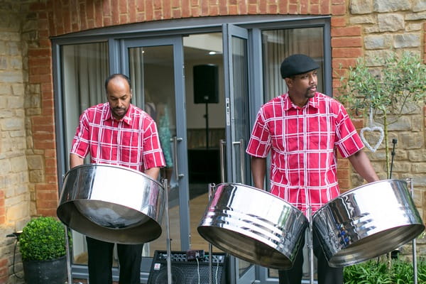 Steel drums at wedding