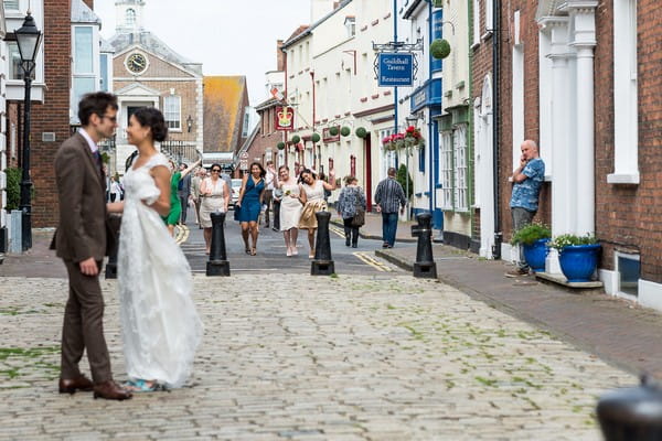 Bride and groom in Poole