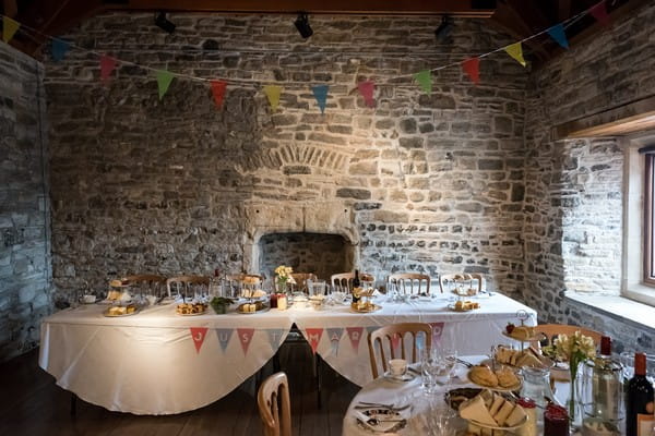 Top table at Scaplen's Court wedding