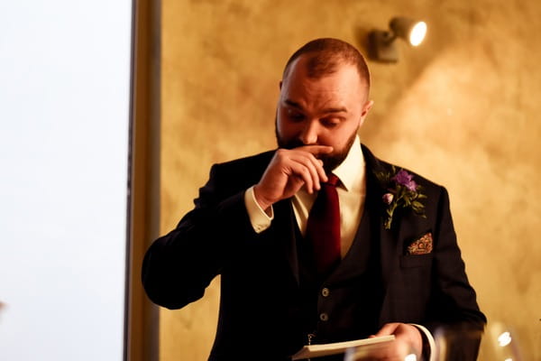 Groom speech