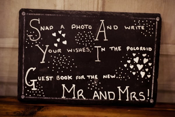 Guest book sign