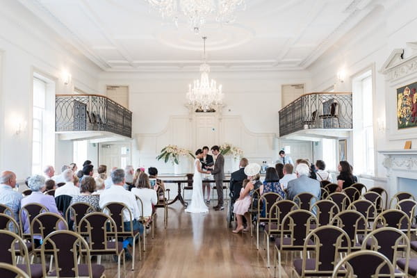 Wedding ceremony at Poole Guildhall