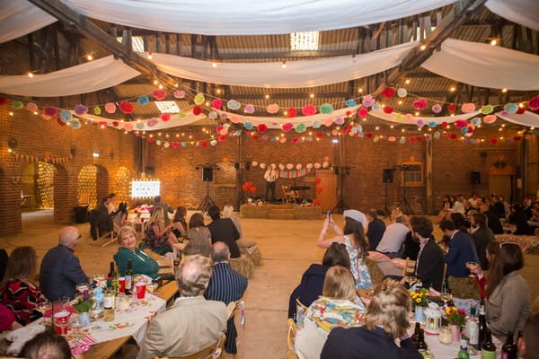 Best man speech in Barn at Home Farm Sledmere House