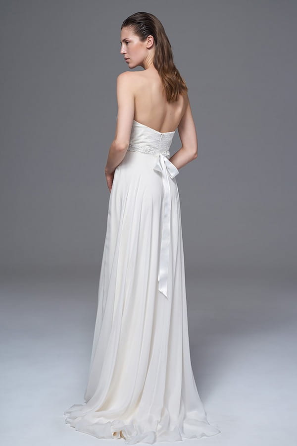 Back of Elke Wedding Dress with Jessica Belt from the Halfpenny London Wild Love 2017 Bridal Collection