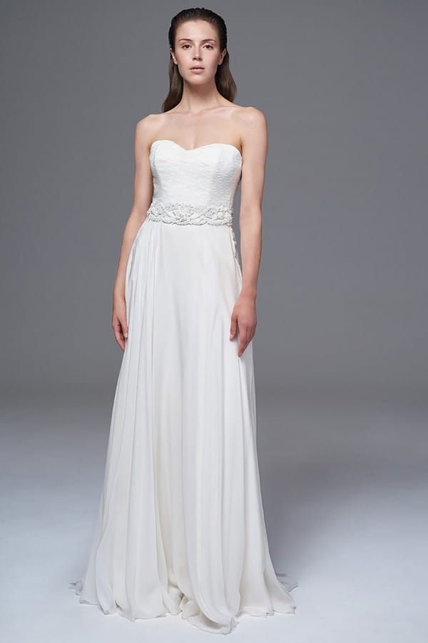 Elke Wedding Dress with Jessica Belt from the Halfpenny London Wild Love 2017 Bridal Collection