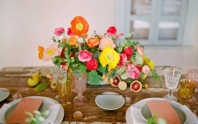 Bright, Colourful Elopement Inspiration