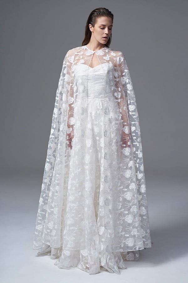 Esme Bridal Cape from the Halfpenny London Wild Love 2017 Bridal Collection