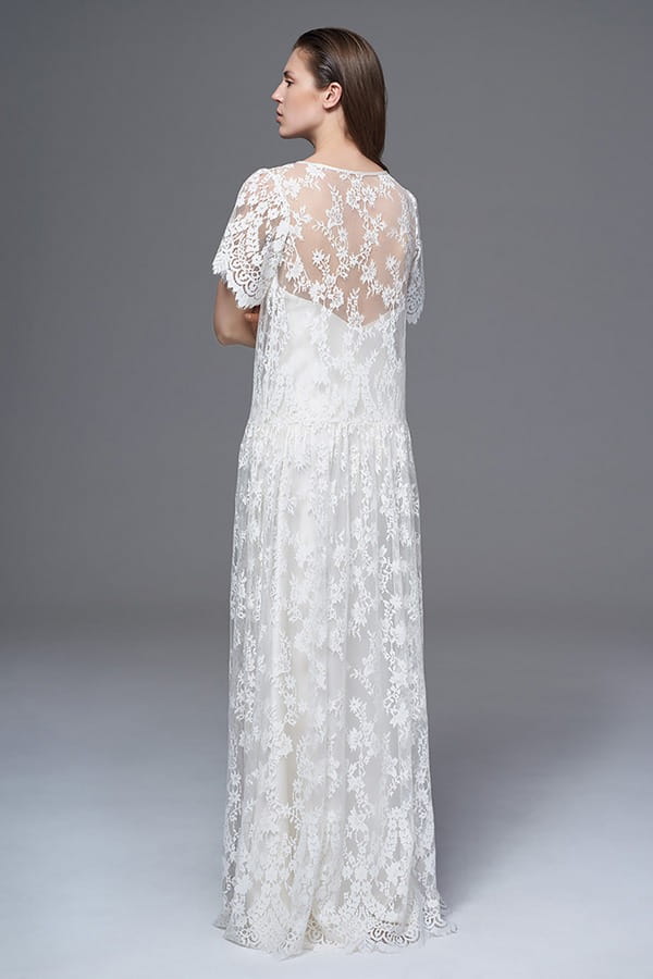 Back of Stella Lace Wedding Dress from the Halfpenny London Wild Love 2017 Bridal Collection
