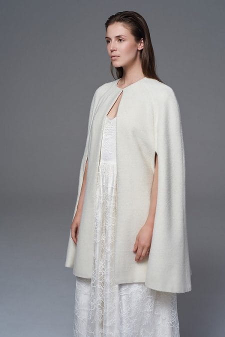 Wool Cape from the Halfpenny London Wild Love 2017 Bridal Collection