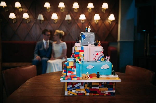 Lego Movie wedding cake