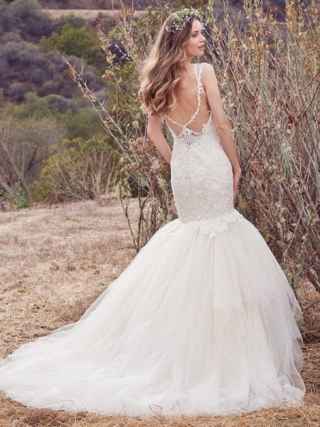 Back of Alta Wedding Dress from the Maggie Sottero Cordelia 2017 Bridal Collection