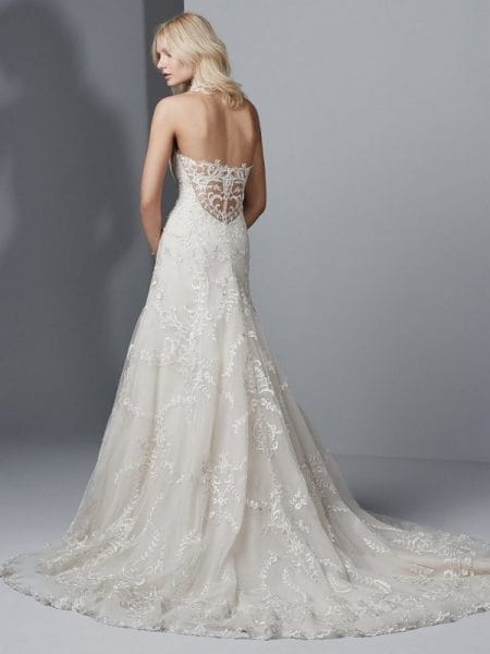 Back of Bennett Wedding Dress from the Sottero and Midgley Grayson 2017 Bridal Collection