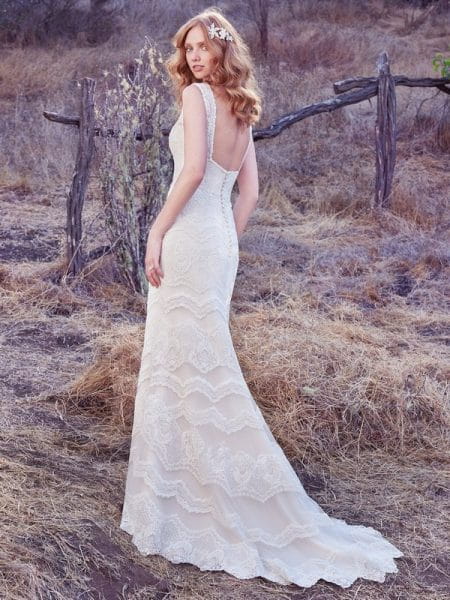 Back of Brynn Wedding Dress from the Maggie Sottero Cordelia 2017 Bridal Collection