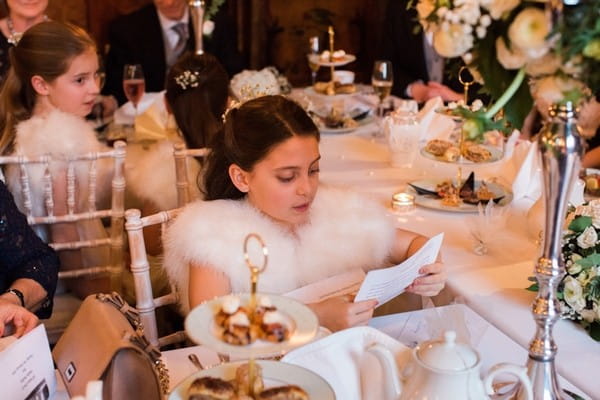 Child Reading Wedding Speech